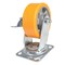 Vestil Polyurethane Swivel With Brake Caster 5 In. Diameter x 2 In. Width 990 lb Orange/Gray CST-VE-5X2PUA-SWB - alternate 7